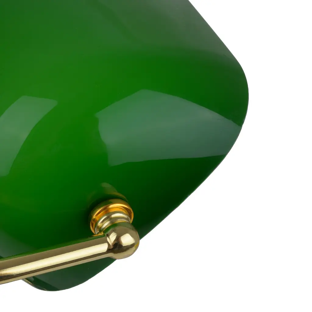 Настільна лампа Brille банківська зелена MTL-52 E27 PN - фото 2