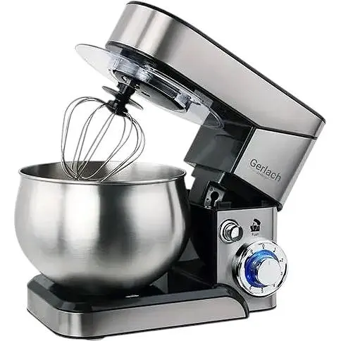 Тестомес планетарный Gerlach GL 4219 1800 Вт 5 л 6 скоростей нержавеющая сталь - фото 2
