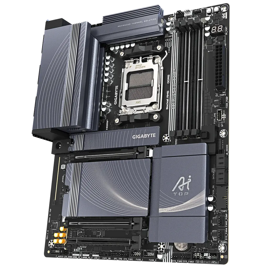 Материнська плата Gigabyte B850 AI Top Socket AM5 (B850 AI TOP) Б/В - фото 3