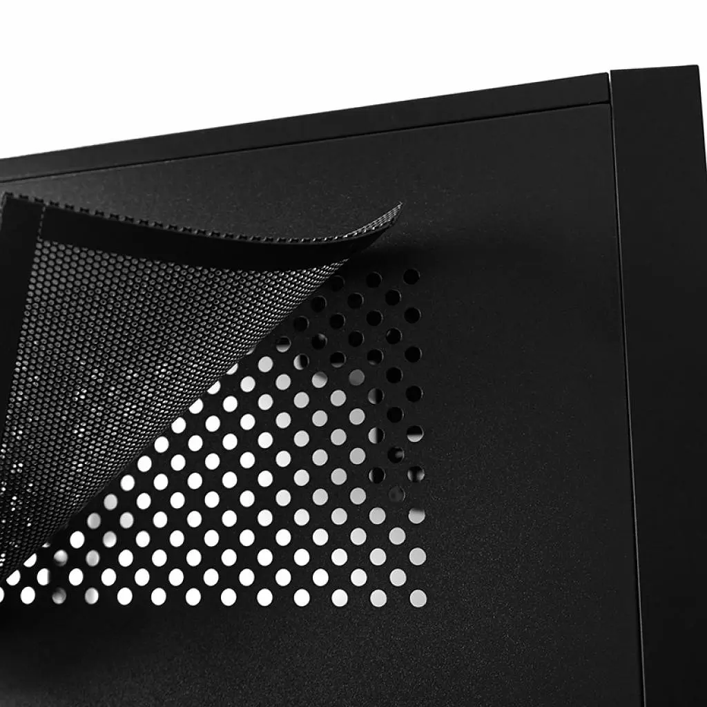 Корпус Chieftec MESH PRO CUBE CI-02B-OP, без БЖ, 2xUSB3.0, mATX, Black - фото 8