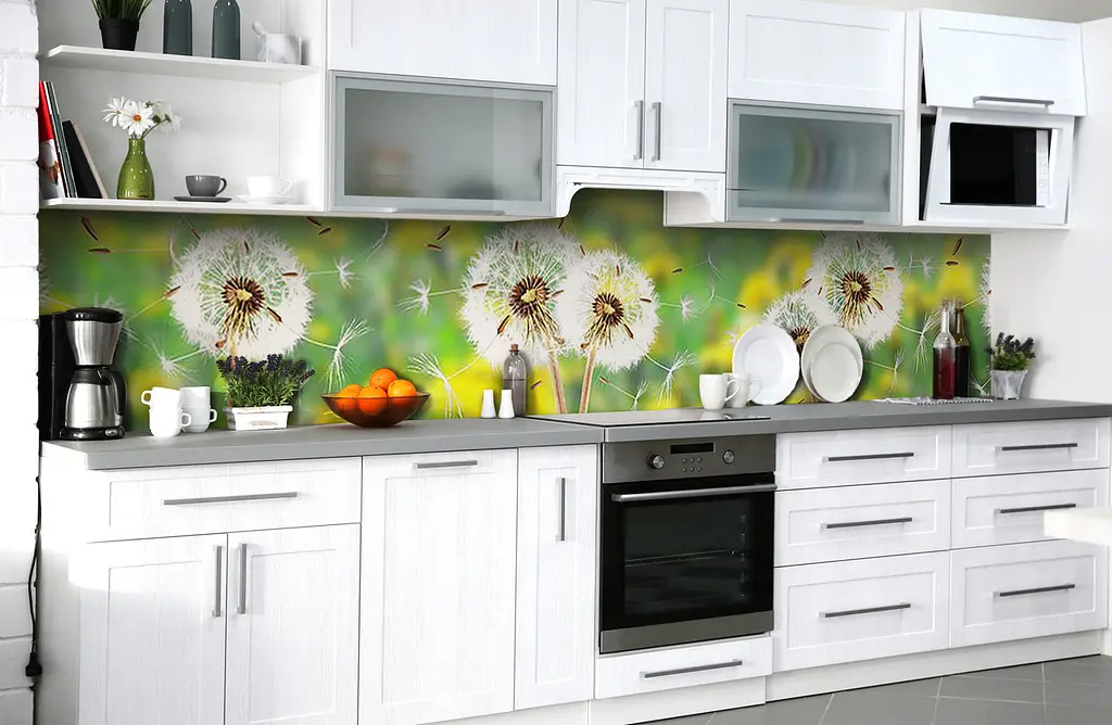 Кухонний фартух Квіти Зелений 65х250 см Happy Pocket Z181391 - фото 6