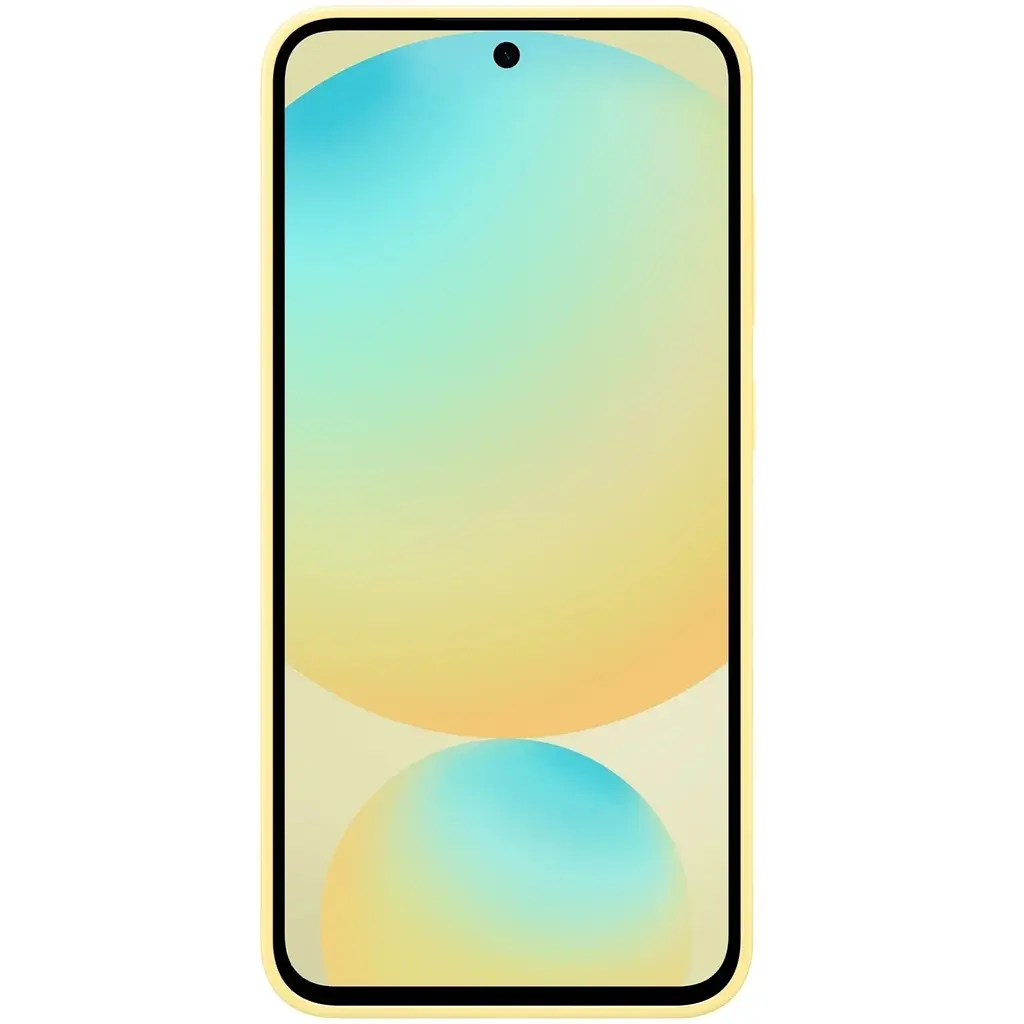 Оригинальный силиконовый чехол Samsung Silicone Case для Samsung Galaxy S24 FE Yellow EF-PS721CYEGWW - фото 10