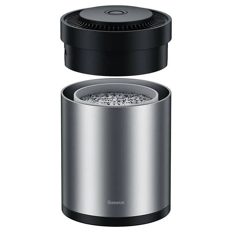 Автомобильный освежитель воздуха Baseus Ripple Car Cup Holder Air Freshener SUXUN-BW0S Silver - фото 5