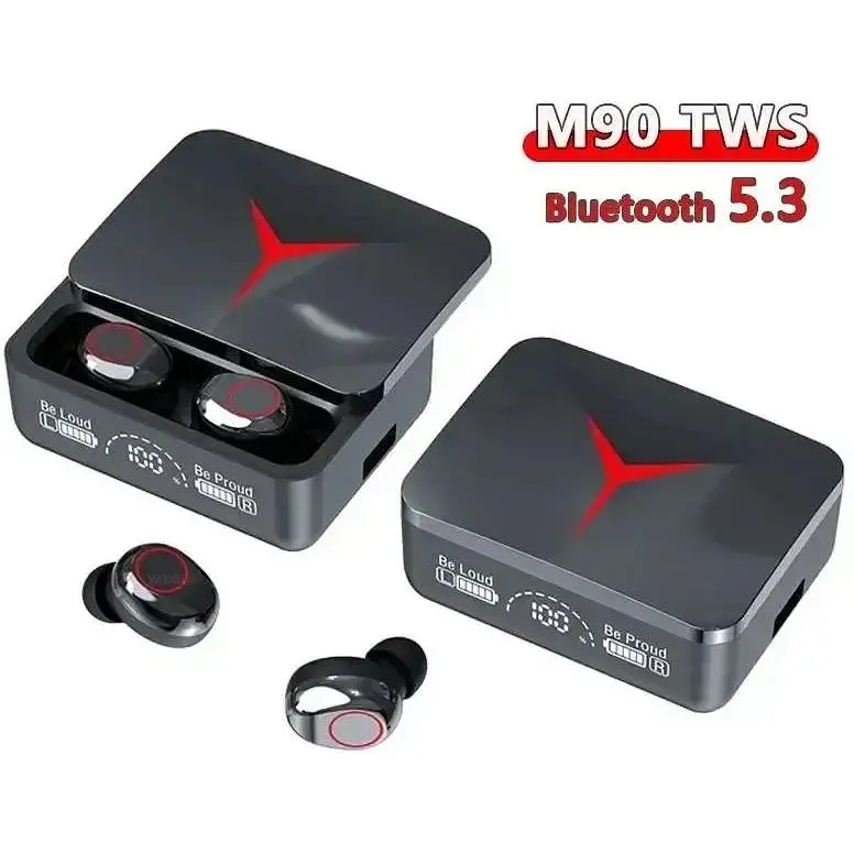 Бездротові навушники TWS M90 Pro Wireless Earbuds 5.3 Чорні - фото 3