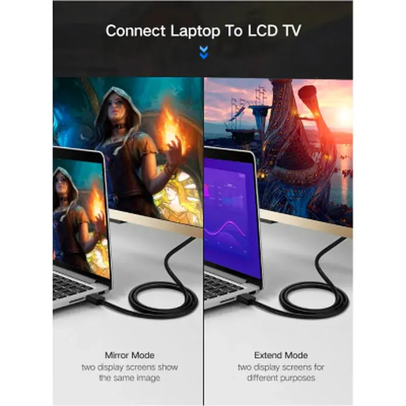Кабель мультимедійний HDMI M to HDMI M 10.0m HD104 black Ugreen (10110) - фото 5