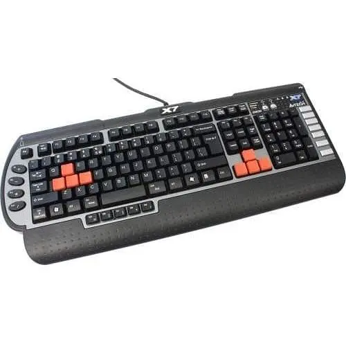 Клавиатура проводная A4Tech X7 G800V USB Black - фото 2
