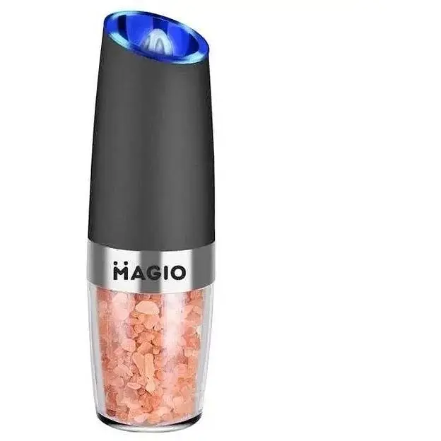 Млин Magio MG-211 подрібнювач для перцю, солі, спецій електричний на батарейках чорний - фото 3
