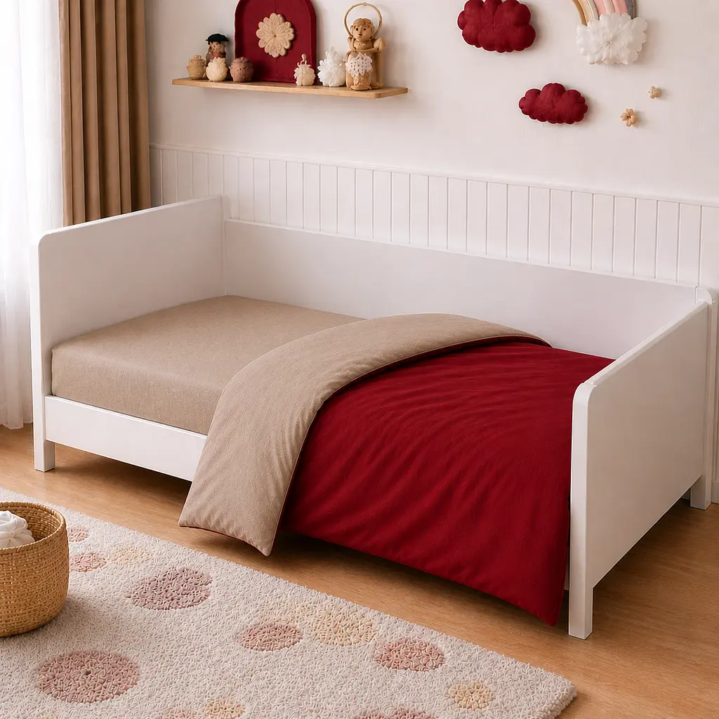 Дитяча постільна білизна MIRSON TEENAGER фланель Cappuchino/Red 200х220см (2200012885734) - фото 8