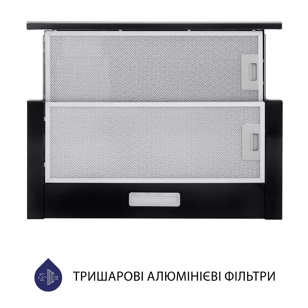 Витяжка телескопічна Minola HTLS 6234 BL 700 LED GLASS - фото 3
