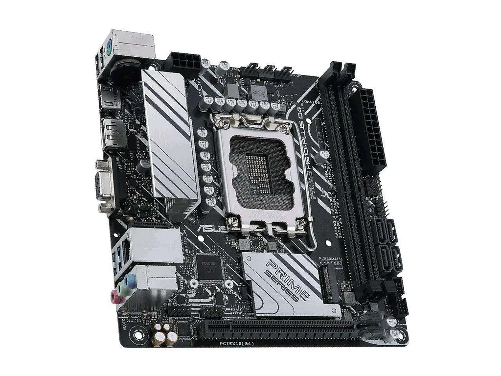 Материнська плата ASUS PRIME H610I-PLUS D4-CSM (PRIME H610I-PLUS D4-CSM) (Socket 1700, Intel H610, Mini-ITX) - фото 4