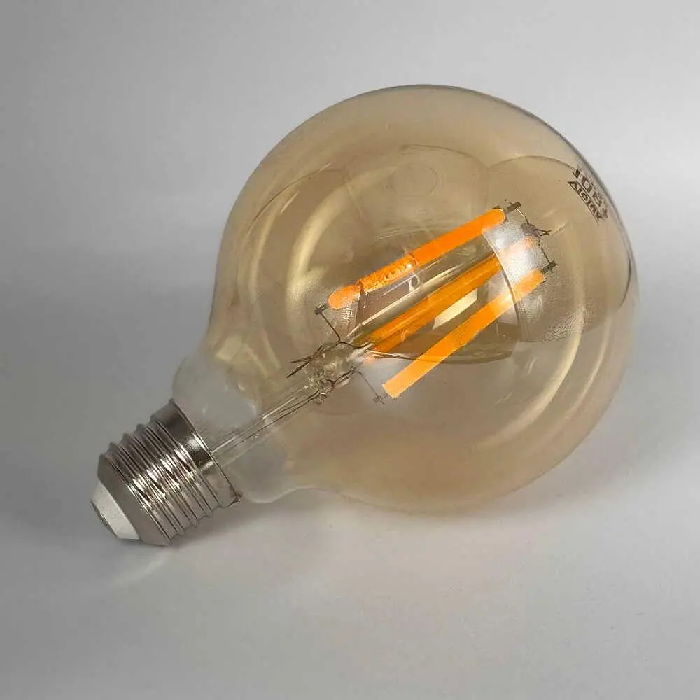 Лампа LED FILAMENT G95 10W E27 2200K VIOLUX ( 834012 ) - фото 3