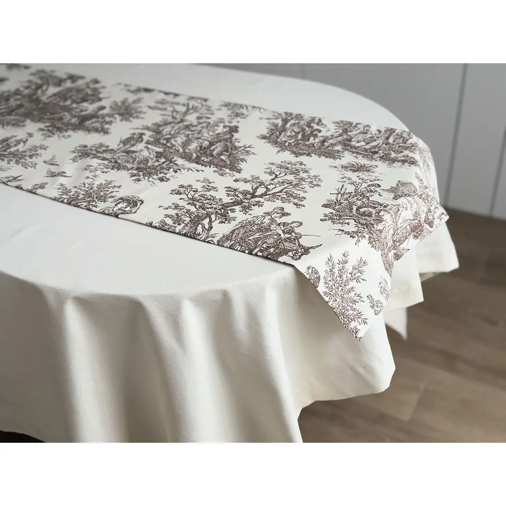 Раннер Ecotton Duck 45х170 см бежевая (25004) - фото 2