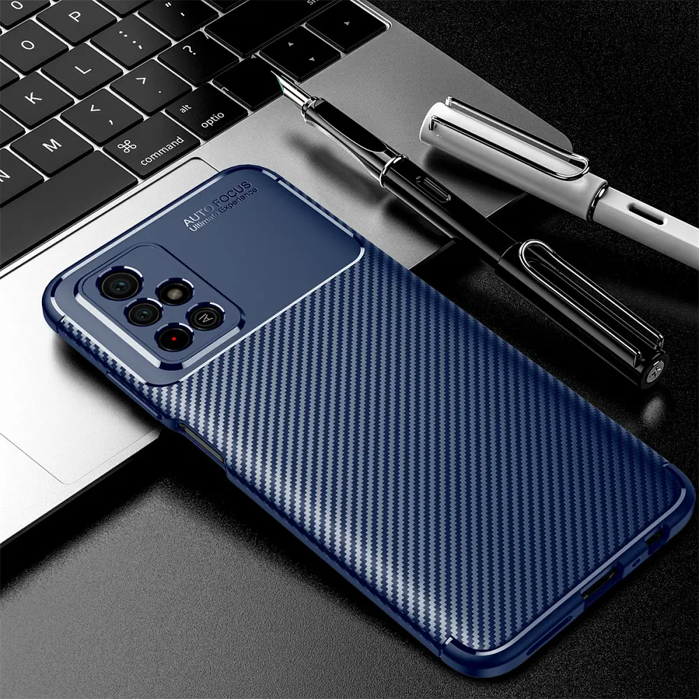Чохол-накладка AF Case для Xiaomi Poco M4 Pro 5G/Note 11 [China]/Note 11T 5G [Blue] [69456] - фото 3