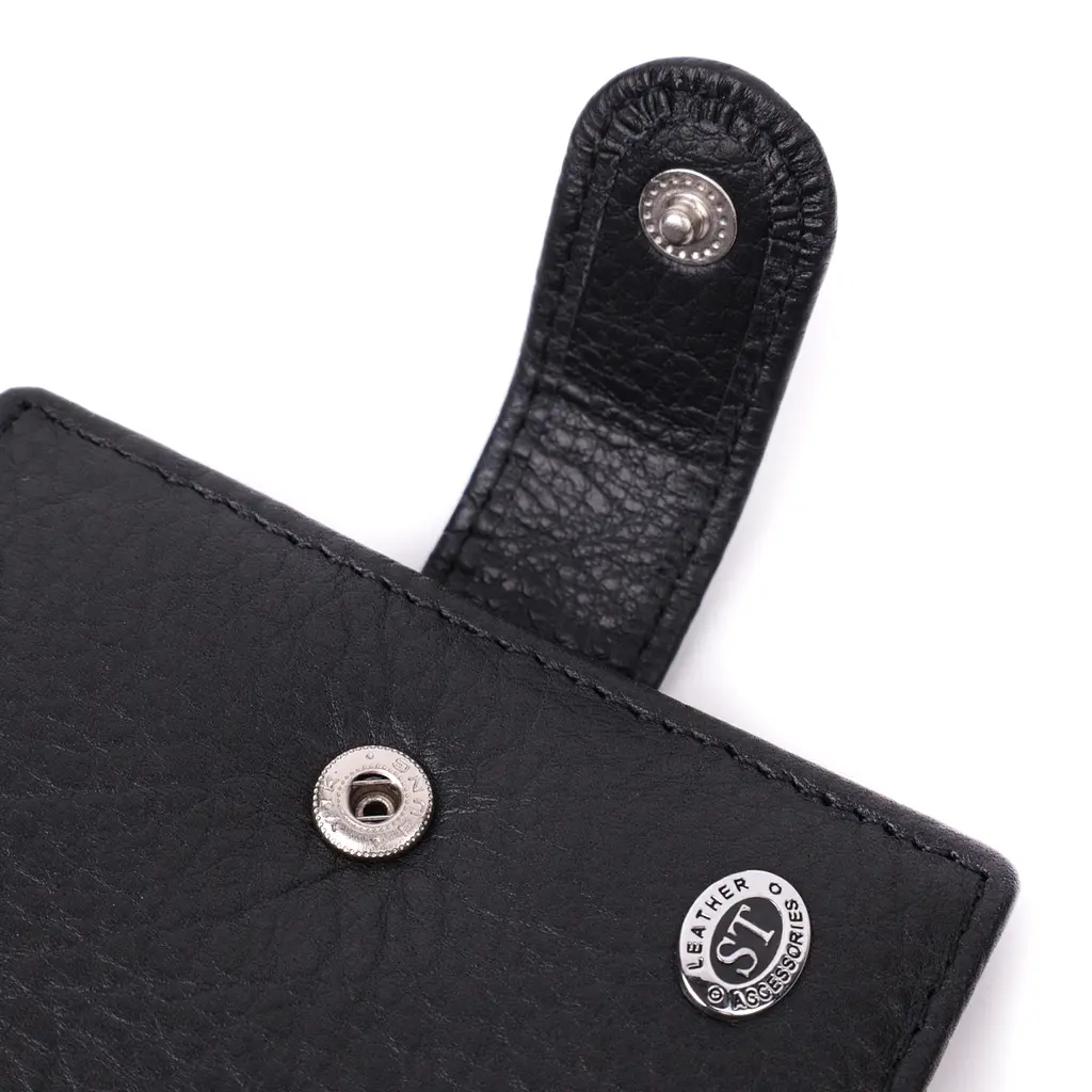 Чоловічий шкіряний гаманець ST Leather 11,5х9,5х2 см acs0028298 - фото 3