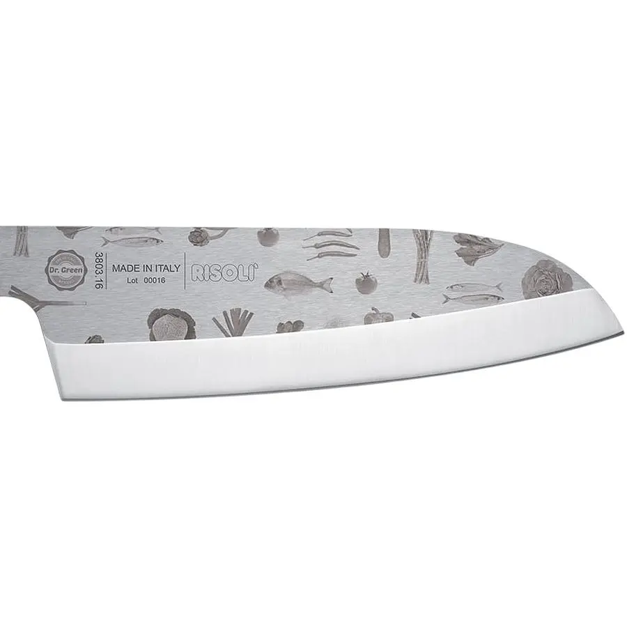 Нож сантоку Risoli Dr. Green Santoku 16 см - фото 3