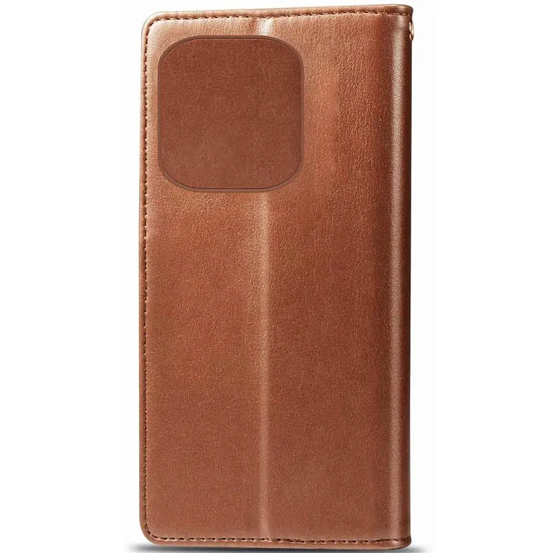 Шкіряний чохол-книжка GETMAN Gallant (PU) для TECNO Spark 10 Pro Коричневий - фото 5