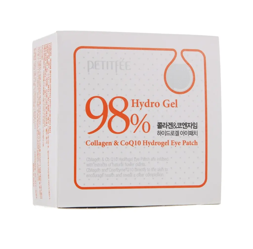 Гідрогелеві патчі для очей Колаген-Коензим Q10 Collagen&CoQ10 Hydrogel Eye Patch Petitfee & Koelf 60 шт - фото 2