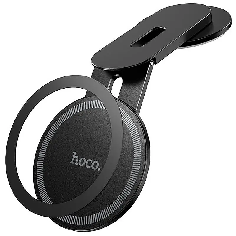 Магнитный держатель Hoco H93 Stable magnetic MagSafe для Apple Black - фото 4