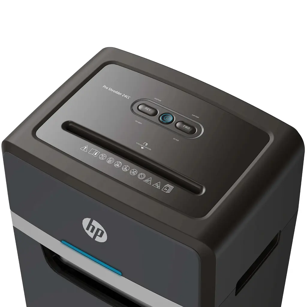 Знищувач документів HP Pro Shredder 24CC, A4, 80g х 24 листів, 4x35, 30 л., P-4 - фото 4