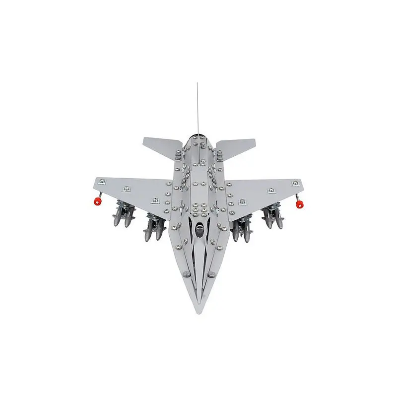 Дитячий металевий конструктор "Винищувач F16" 9598TXK 430 деталей - фото 4
