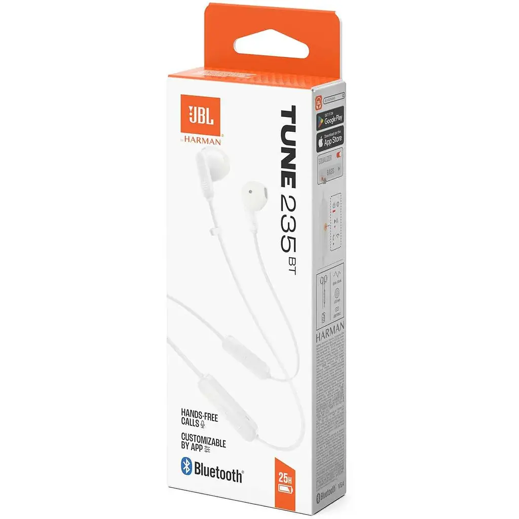 Гарнітура JBL TUNE 235BT White (JBLT235BTWHT) (7237190) - фото 4