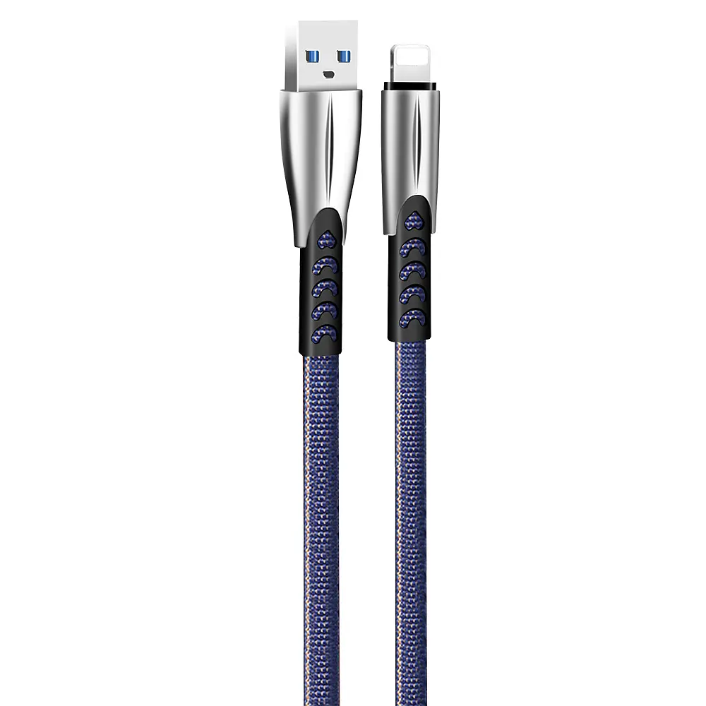 Кабель ColorWay USB-Lightning 2.4А 1 м Blue - фото 3