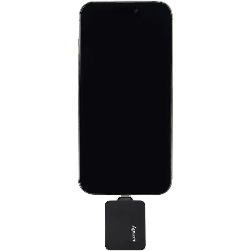 Накопичувач SSD Apacer SSD AS714 512GB USB 3.2 Gen.2 Read/Write 1000MB/s Black (AP512GAS714B-1) - фото 4