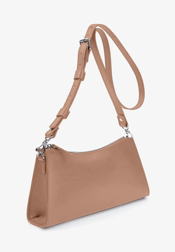 Женская кожаная сумка Sally Baget карамель - фото 4