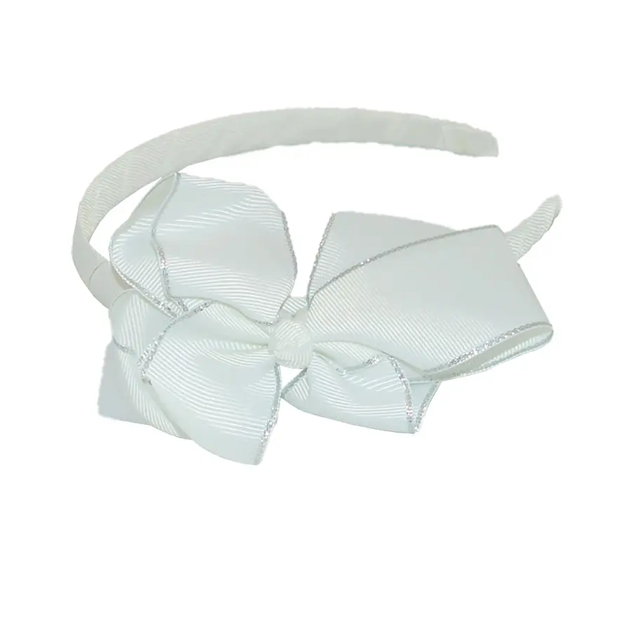 Набор Обручи детские с бантиком La-beauty 0106-012, 5 цветов - фото 2