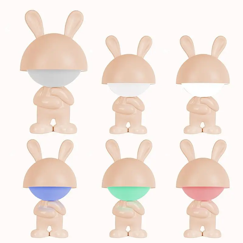 Світильник-нічник Kite LED з акумулятором Dreamy Bunny персиковий (K25-315-1-4) - фото 3