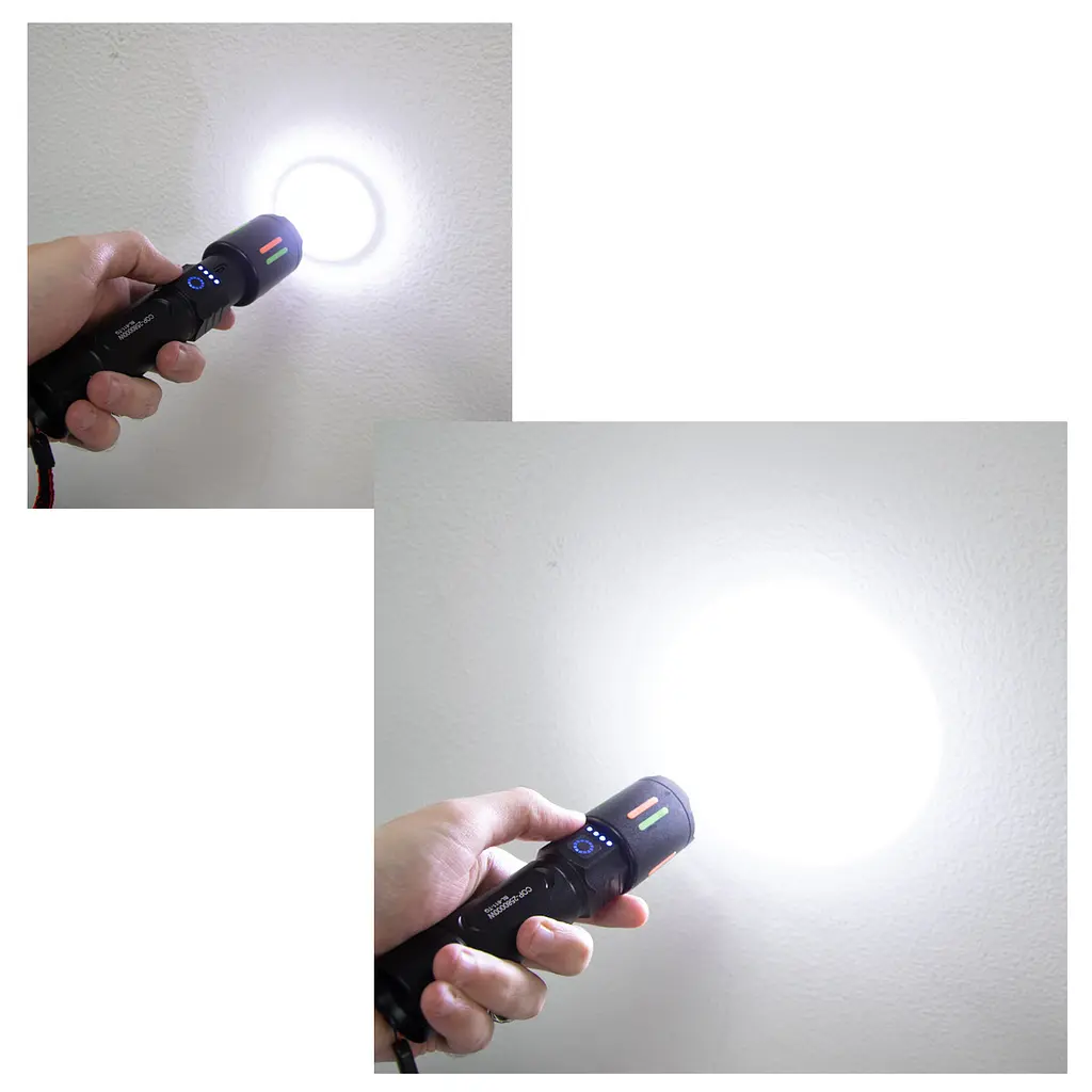 Фонарик ручной светодиодный на аккумуляторе мощный LED фонарь X-Balog BL-611-TG 26650 - фото 4
