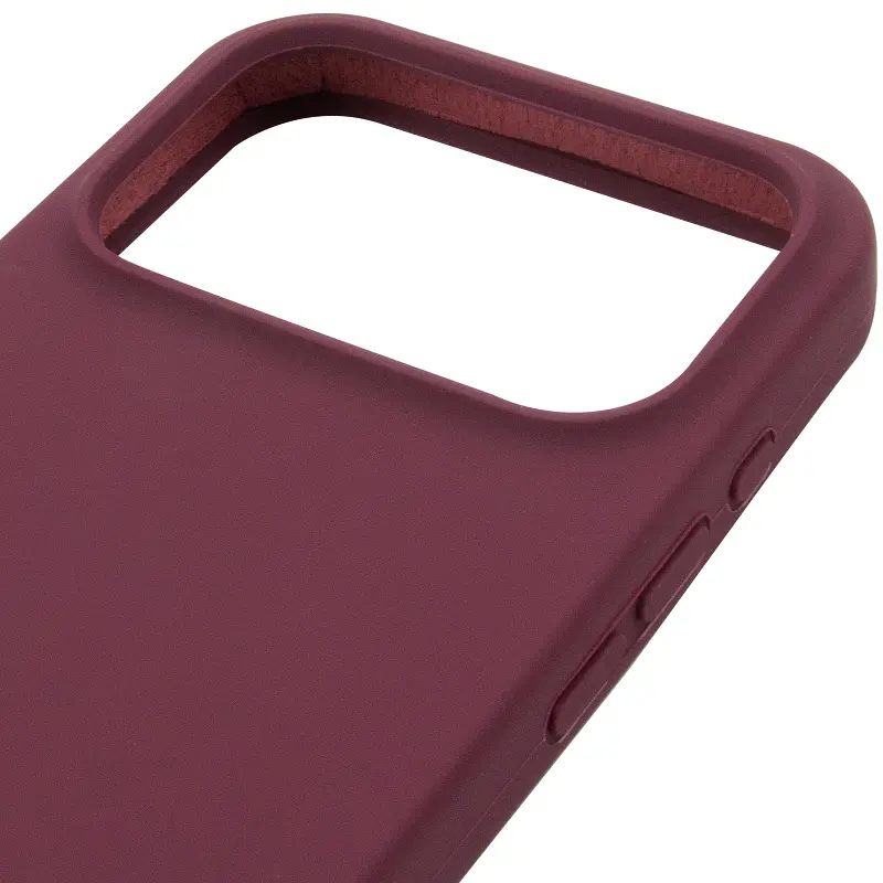 Чохол Silk Full Protective (AA) NO LOGO для Apple iPhone 17 Pro Max / 18 Pro Max (6.9") Бордовий / Plum - фото 4