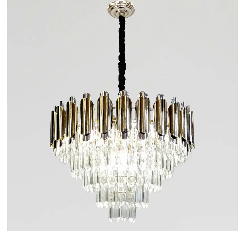 Каскадна кришталева люстра Artlight 88128/600, золото, 12 ламп E14, Ø59,5 см, від 13-20 м² - фото 3