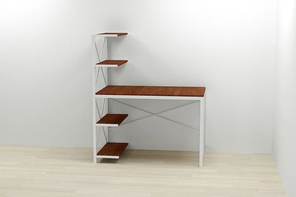 Комп'ютерний стіл Ferrum-decor Джек 75x120x70 Білий ДСП Венге (FRD-105323) - фото 2