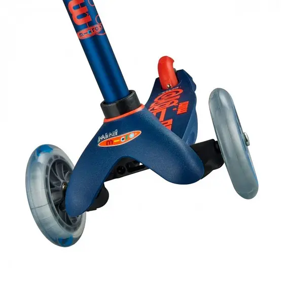 Самокат Micro Mini Deluxe LED темно-синий (MMD118) - фото 7