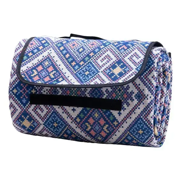 Коврик для пикника Lugi жаккардовый 145х200 см синий LU012BL - фото 2