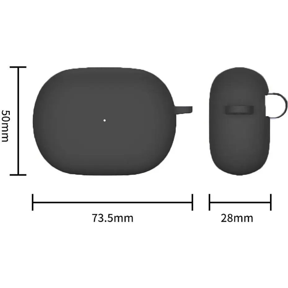 Чохол BeCover Silicon для Xiaomi Redmi Buds 4 Pro Black (708609) - фото 3