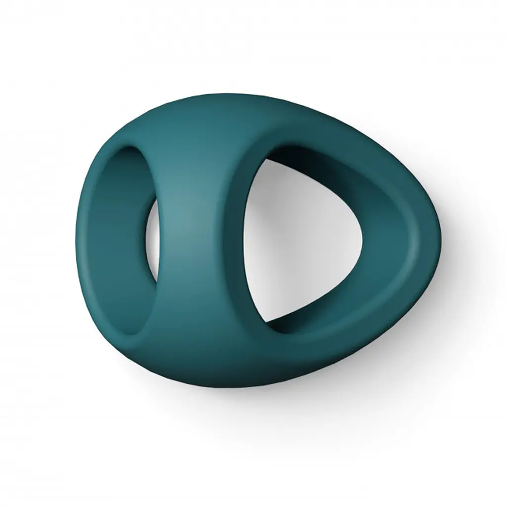 Ерекційне кільце Love To Love Flux Ring Black Teal Me 3 см бірюзовий - фото 6