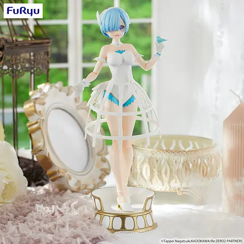 Фигурка Furyu Жизнь с нуля в альтернативном мире Рем Re:Zero Rem Birdcage Dress 22 см F RZ R BD1 22 - фото 5