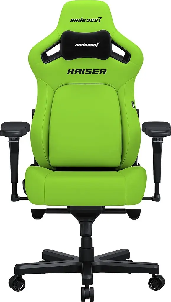 Ігрове крісло Anda Seat Kaiser 4 Bright Green PVC Size XL (AD12YDDC-XLL-20-C-PV/C-01) - фото 2