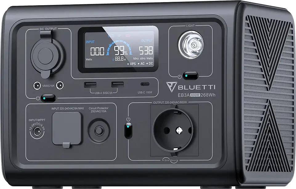 Зарядна станція BLUETTI EB3A 600W 268Wh [76422] - фото 2