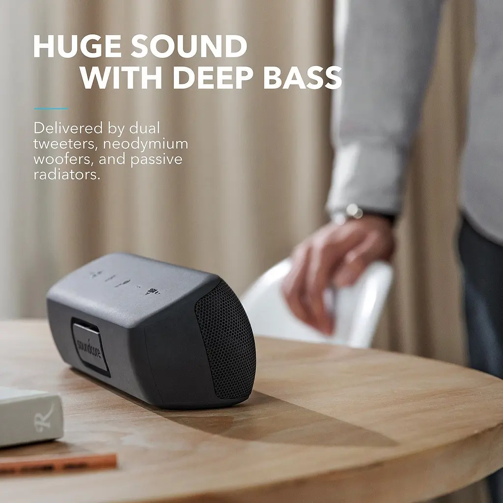 Портативна акустика Anker SoundCore Motion+ Black (A3116011) [159313] - фото 6