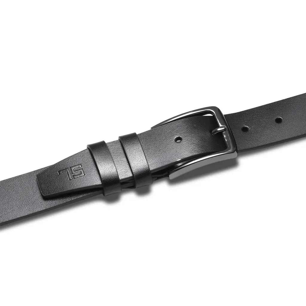 Ремінь чоловічий шкіряний Semi Line Black (P8230-0 XL) - фото 3