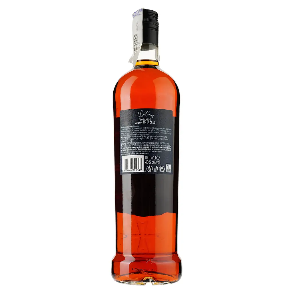 Ром La Cruz Anejo 40% 1 л - фото 2