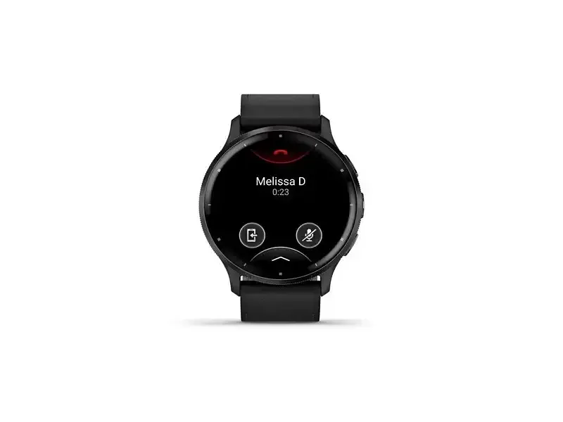 Смарт-годинник Garmin Venu 3 Slate S. Steel Bezel w. Black Case and Leather Band (010-02784-52/02) - фото 3