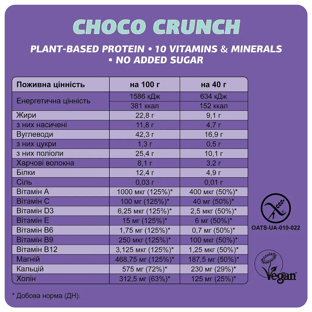 Батончик Fizi Choco Crunch у шоколадній глазурі 40 г - фото 6