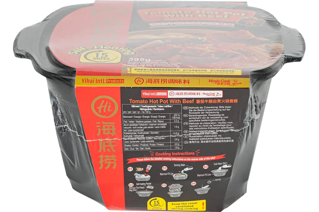 Суп из говядины и томатов Haidilao Tomato Hot Pot With Beef 395 г - фото 2