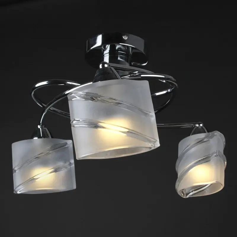 Люстра потолочная Brille для коридора E14 40W CH (LK-519C/3) - фото 5