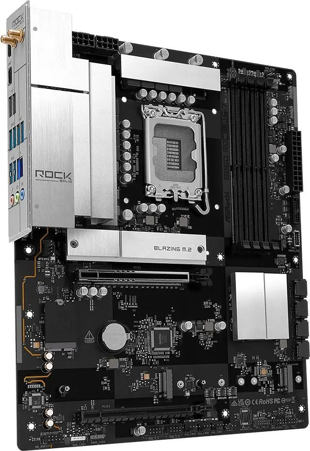 Материнська плата ASRock B860 ROCK WIFI 7 (B860 ROCK WIFI 7) (Socket 1851, Intel B860, ATX) - фото 4