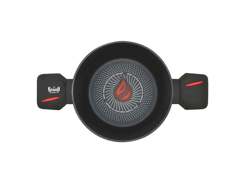 Каструля KRAUFF зі скляною кришкою 2,3л Smart Fry - фото 3